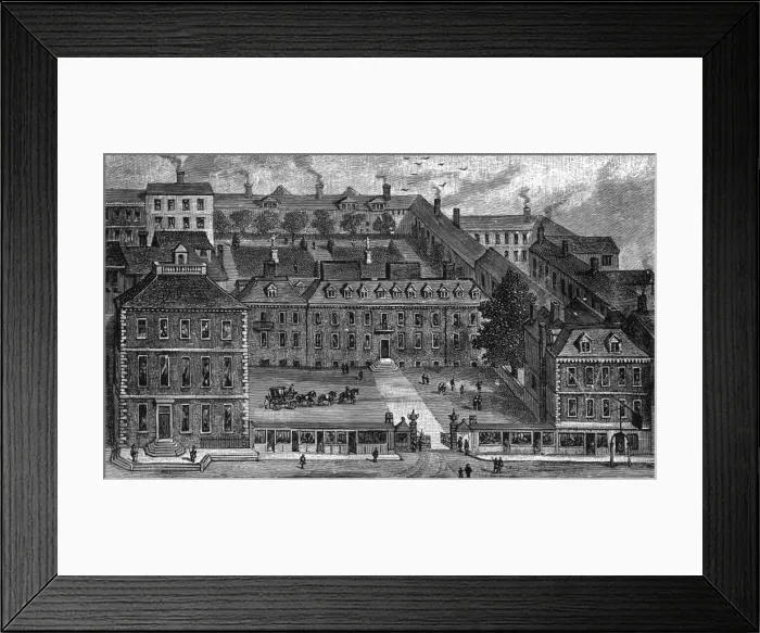 Framed Print : Leicester House Framed Print : Leicester House