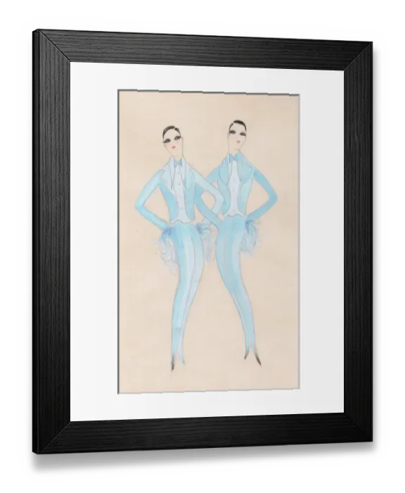 Framed Print : Costume design by Charles Gesmar Framed Print : Costume design by Charles Gesmar