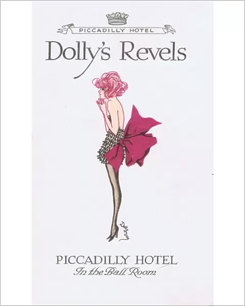 Programme cover for Dollys Revels cabaret