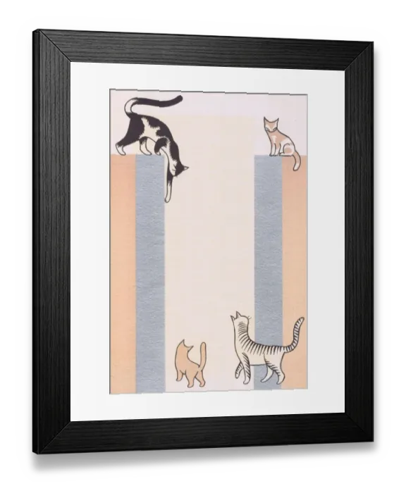 Framed Print : Programme for the Kit Cat Restaurant Framed Print : Programme for the Kit Cat Restaurant