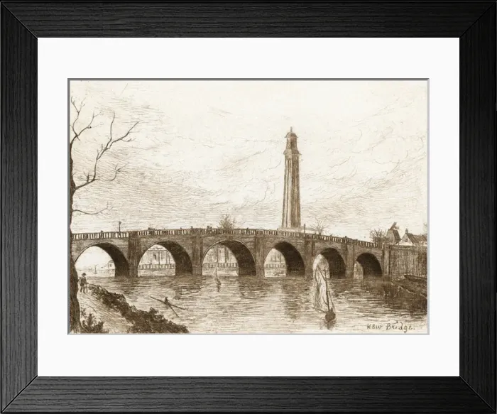 Framed Print : KEW BRIDGE Framed Print : KEW BRIDGE