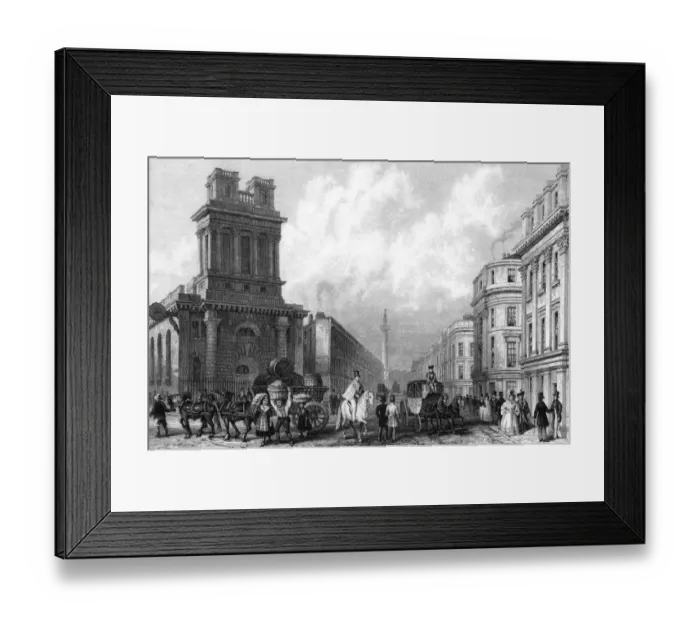 Framed Print : King William Street Framed Print : King William Street
