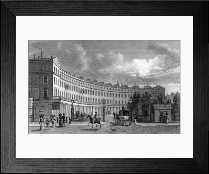 Framed Print : Park Crescent Framed Print : Park Crescent