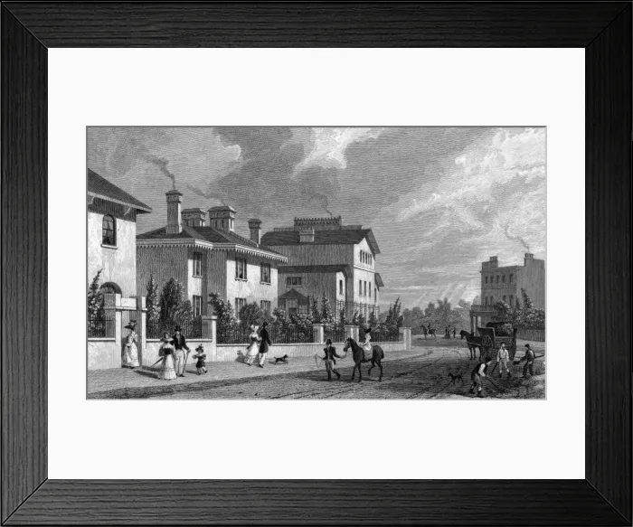 Framed Print : Park Village East Framed Print : Park Village East