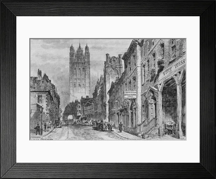 Framed Print : Millbank Street Framed Print : Millbank Street