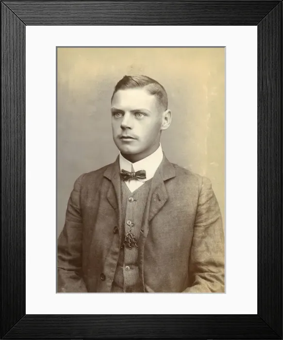 Framed Print : Portrait of a young man, 1909 Framed Print : Portrait of a young man, 1909