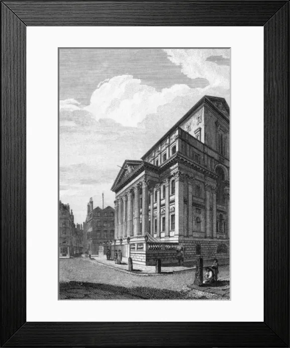 Framed Print : Mansion House 1810 Framed Print : Mansion House 1810