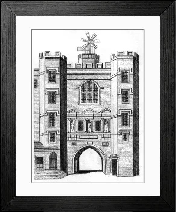 Framed Print : Newgate before 1666