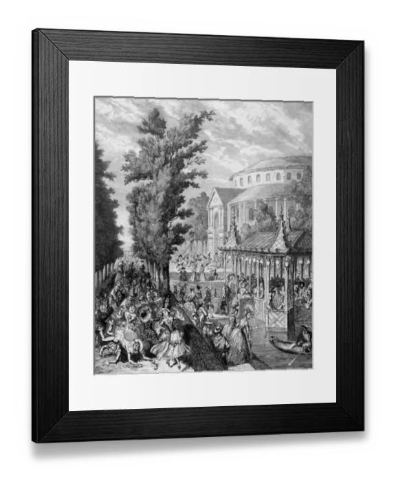 Framed Print : Ranelagh in 1750 Framed Print : Ranelagh in 1750