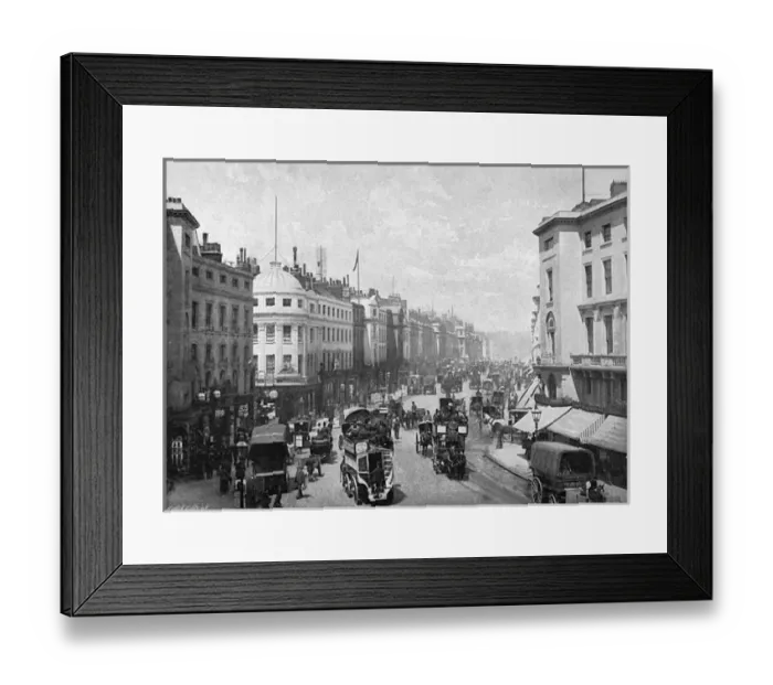 Framed Print : Regent Street 1895 Framed Print : Regent Street 1895