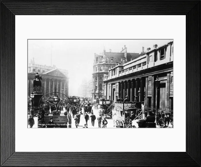Framed Print : Threadneedle Street Framed Print : Threadneedle Street