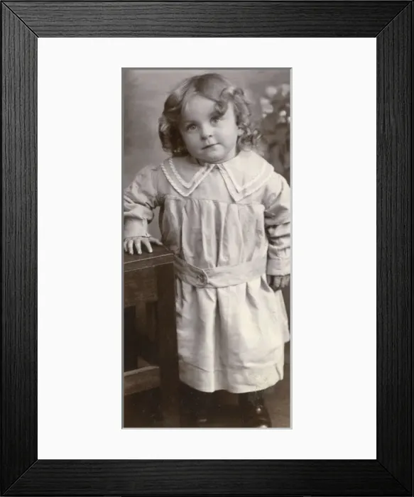 Framed Print : Small Edwardian child Framed Print : Small Edwardian child