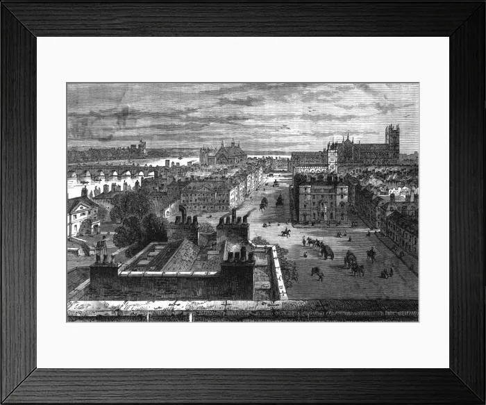 Framed Print : Westminster 1807 Framed Print : Westminster 1807