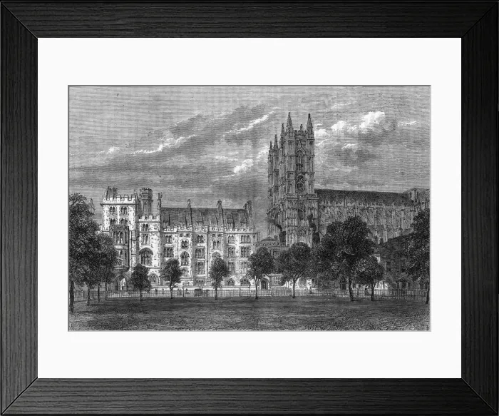 Framed Print : Westminster Deans Yard Framed Print : Westminster Deans Yard