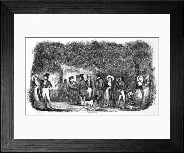 Framed Print : Vauxhall Gardens Framed Print : Vauxhall Gardens