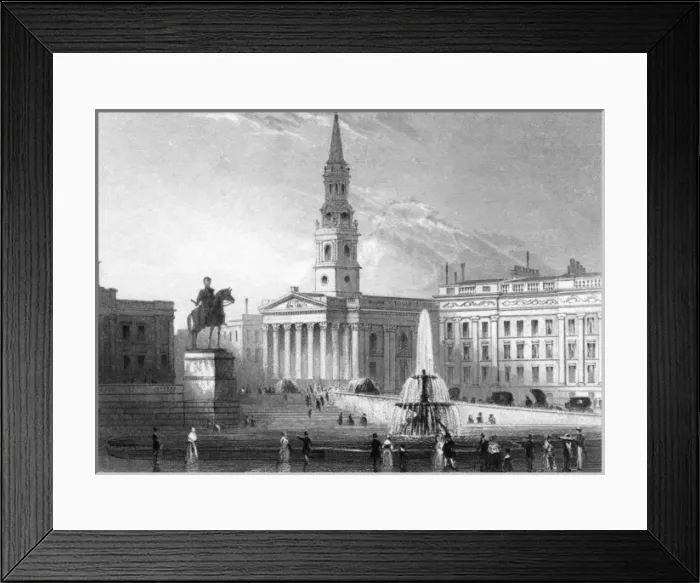 Framed Print : Trafalgar Square Framed Print : Trafalgar Square