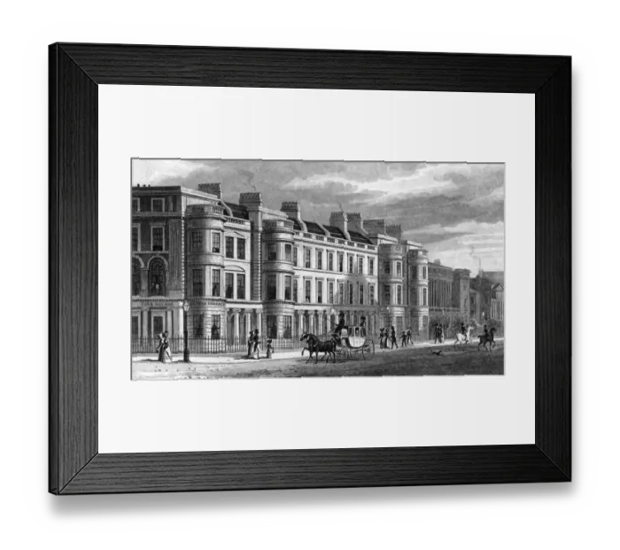 Framed Print : Ulster Terrace Framed Print : Ulster Terrace