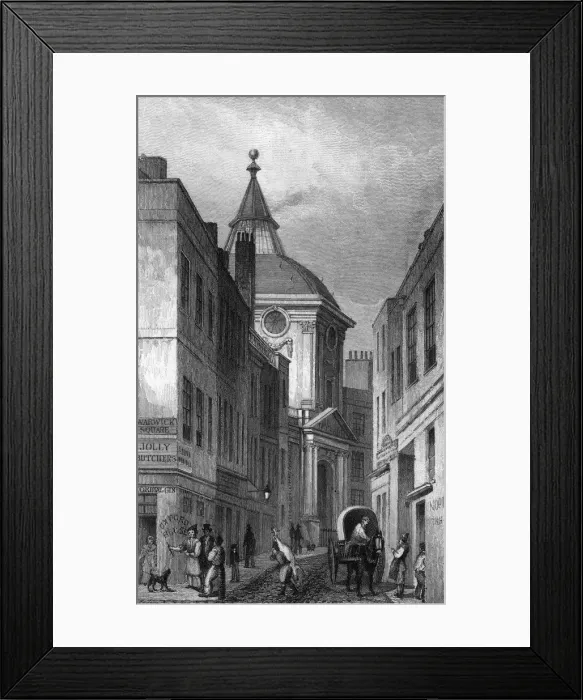 Framed Print : Warwick Lane Framed Print : Warwick Lane