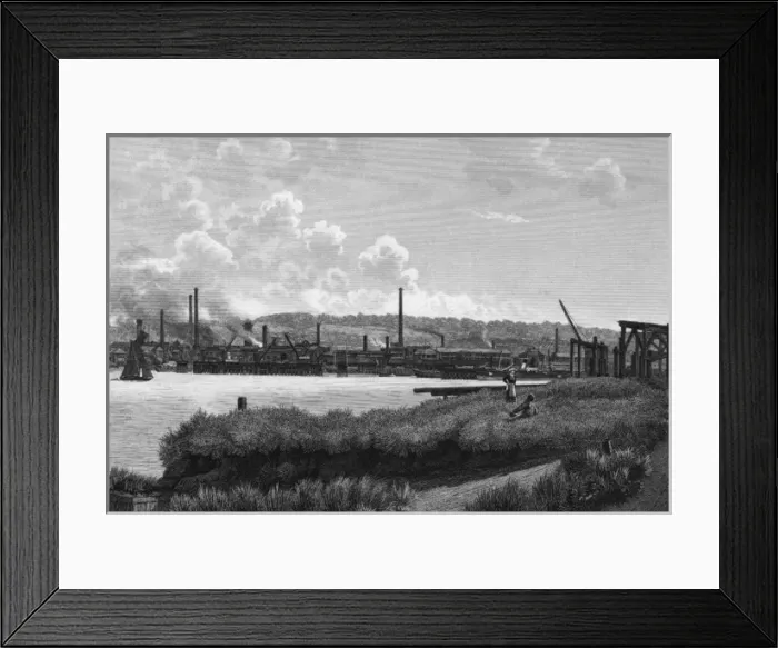 Framed Print : Thames at Woolwich Framed Print : Thames at Woolwich