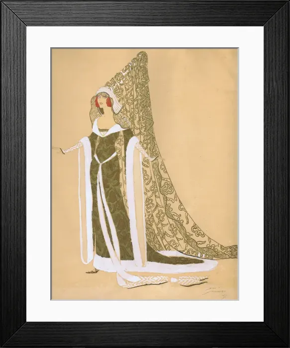 Framed Print : Costume design by Hugh Willoughby