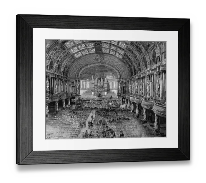 Framed Print : Peoples Palace Interior Framed Print : Peoples Palace Interior