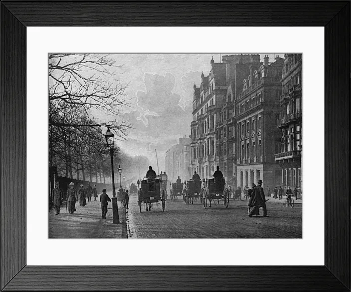 Framed Print : Piccadilly 1895 Framed Print : Piccadilly 1895