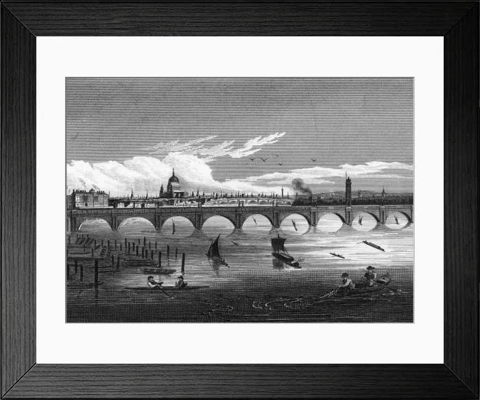 Framed Print : Thames at Charing X Framed Print : Thames at Charing X