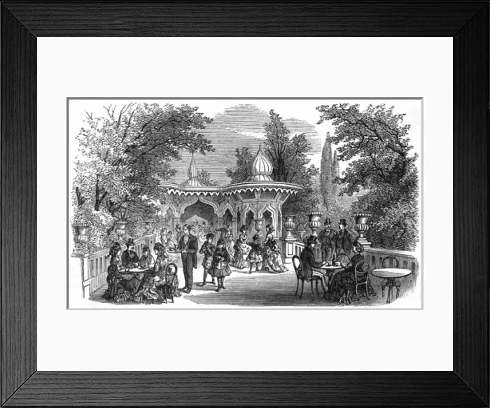 Framed Print : Surrey Gardens Framed Print : Surrey Gardens