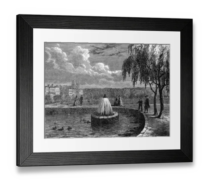 Framed Print : Green Park 1808 Framed Print : Green Park 1808