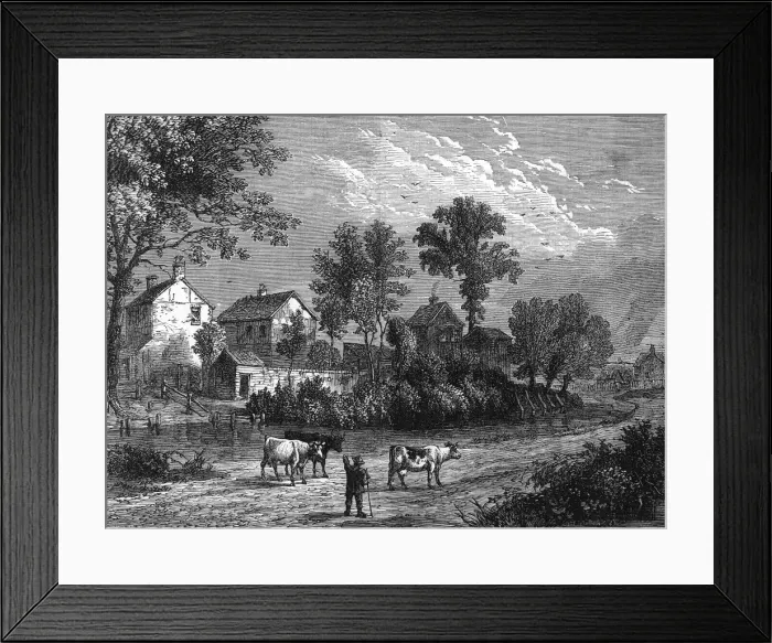 Framed Print : Farm Regents Park Framed Print : Farm Regents Park