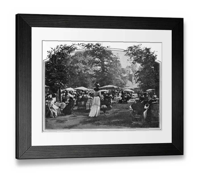 Framed Print : Round Pond 1896 Framed Print : Round Pond 1896