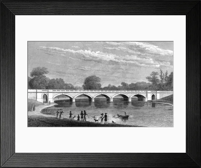 Framed Print : Serpentine Bridge Framed Print : Serpentine Bridge