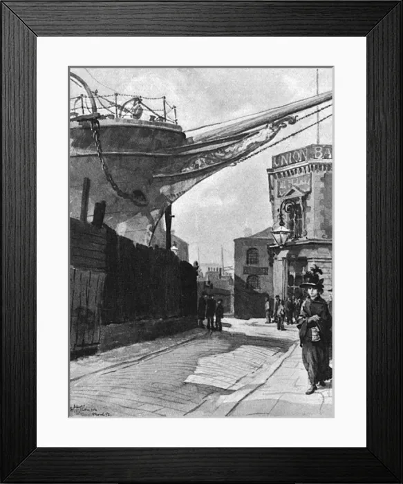 Framed Print : Dockland Scene Framed Print : Dockland Scene