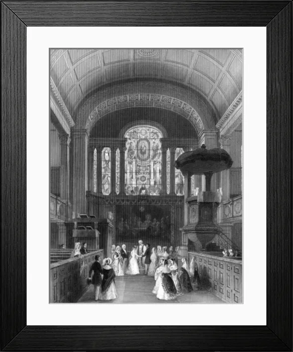 Framed Print : St Georges Hanover Sq Framed Print : St Georges Hanover Sq