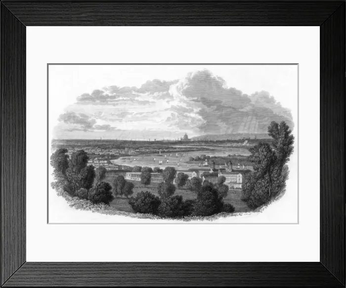 Framed Print : London from Greenwich Framed Print : London from Greenwich