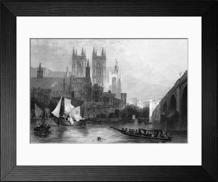 Framed Print : Westminster on Thames Framed Print : Westminster on Thames