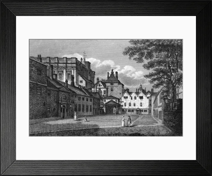 Framed Print : Scotland Yard 1808 Framed Print : Scotland Yard 1808