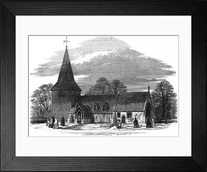 Framed Print : Greensted Church Framed Print : Greensted Church