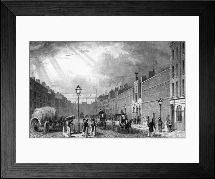 Framed Print : Farringdon Street Framed Print : Farringdon Street