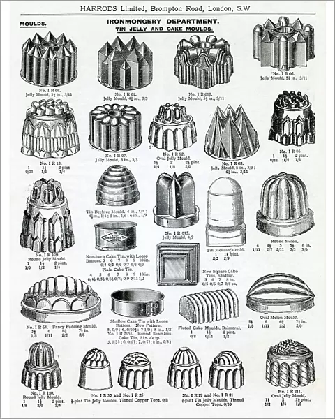 Trade catalogue for jelly and cake moulds 1911