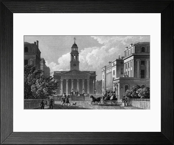 Framed Print : Marylebone Church Framed Print : Marylebone Church