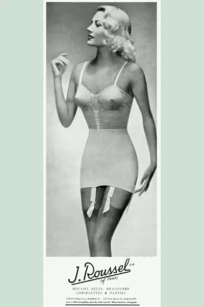 Advert for J. Roussel underwear 1949
