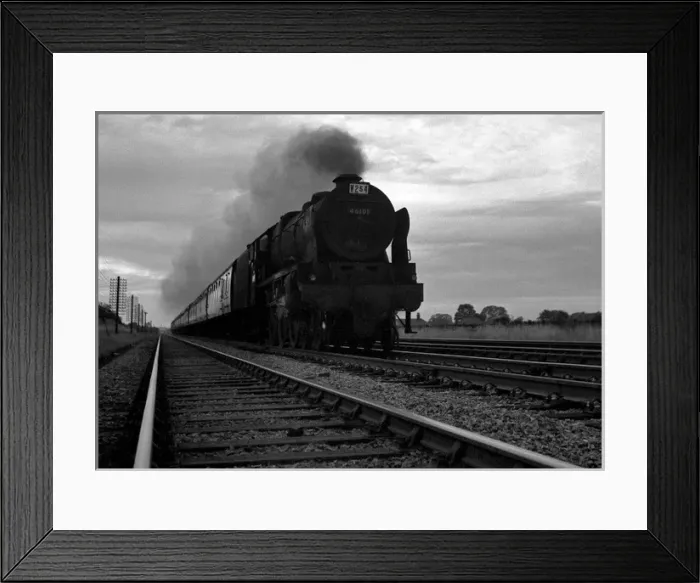 Framed Print : Steam train seen from ground level Framed Print : Steam train seen from ground level