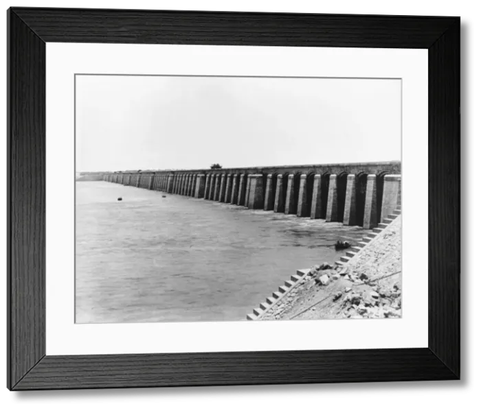Framed Print : Assiut Barrage on the Nile Framed Print : Assiut Barrage on the Nile