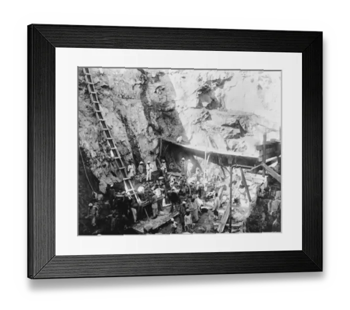 Framed Print : Construction of the Aswan Dam Framed Print : Construction of the Aswan Dam
