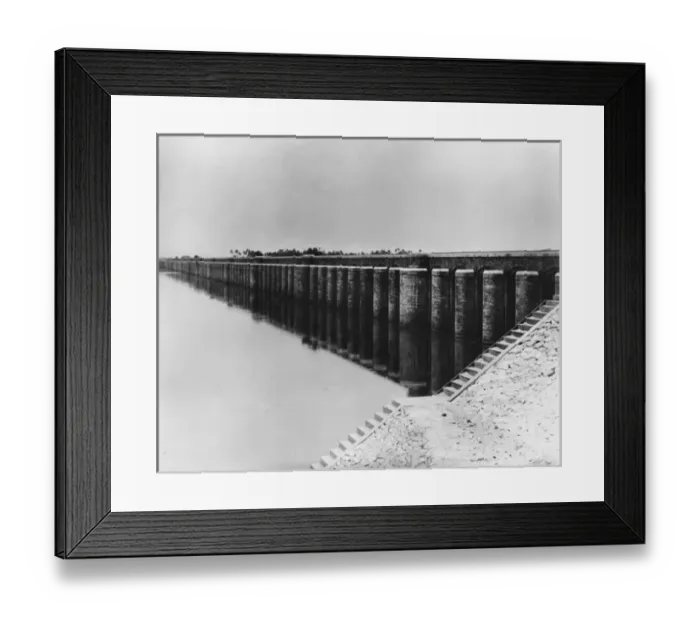 Framed Print : Assiut Barrage on the Nile Framed Print : Assiut Barrage on the Nile