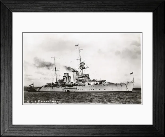 Framed Print : HMS Effingham Framed Print : HMS Effingham