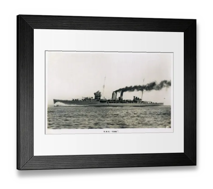 Framed Print : HMS York, cruiser Framed Print : HMS York, cruiser