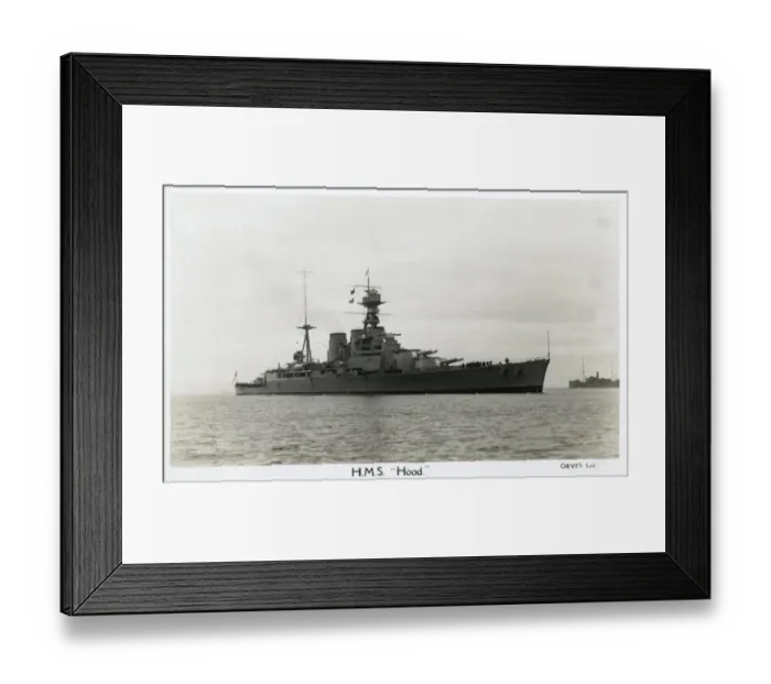 Framed Print : HMS Hood, battlecruiser Framed Print : HMS Hood, battlecruiser