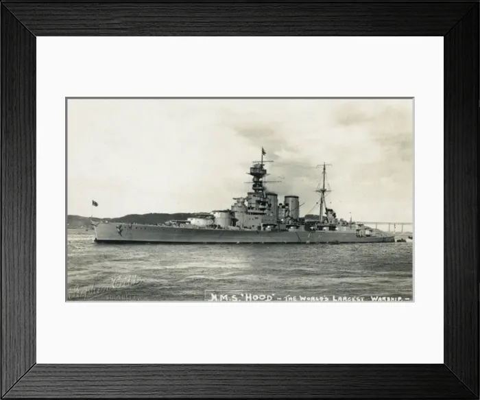 Framed Print : HMS Hood, battlecruiser Framed Print : HMS Hood, battlecruiser